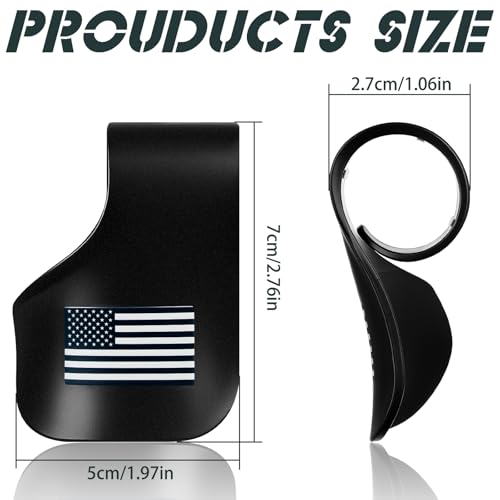 BBTO 2 Pcs Black Throttle Mounted Motorcycle Cruise Assist Wrist Hand Grips Handlebar, Motorcycle Throttle Mounted Assist Oil Control ABS, American Flag Decal, for Scooters, Electric Bike(Black) - color: Black