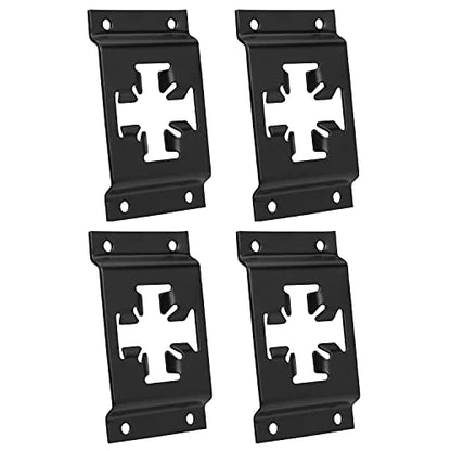 X-Track Single Piece 4 Pk - Matte Black - color: Matte Black, style: Single Piece - 4 Pk