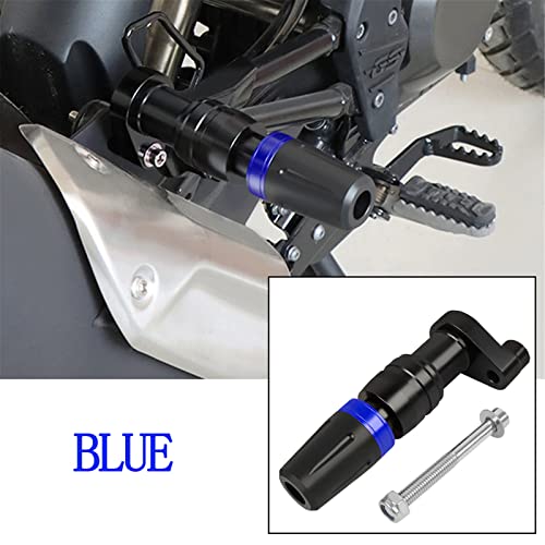 Rear Frame Slider CNC Aluminum Crash Pad Replacement for NINJA400 Z400 2018-2022 / NT1100 2022-2023 / Rebel 300 500 CMX 300 500 Motorcycle Frame Fairing Protection(Blue) - color: Blue
