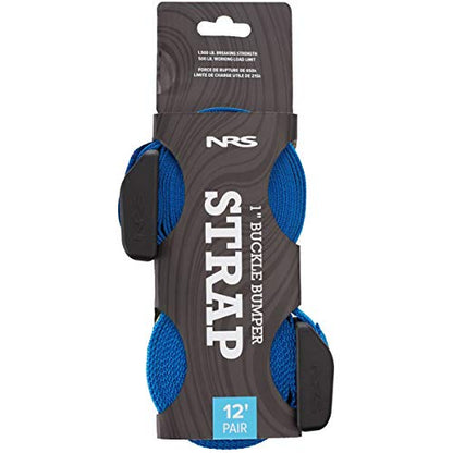 NRS 20' Buckle Bumper Strap Pair Iconic Blue - color: Iconic Blue, size: 20'
