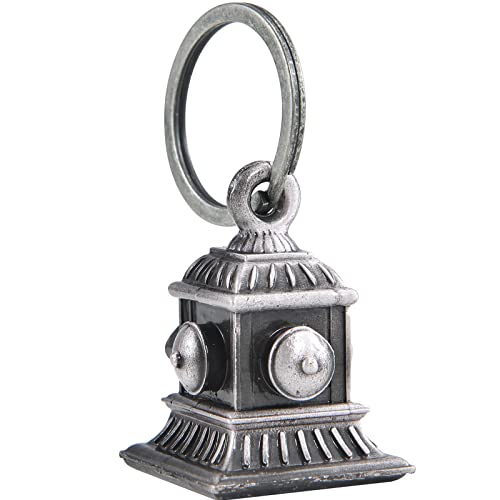 Dream Apparel Motorcycle Bell Guardian Angel Drive Away Gremlin, Biker Bell for Men Women Rider Riding, Good Luck Gift - color: Fire Department