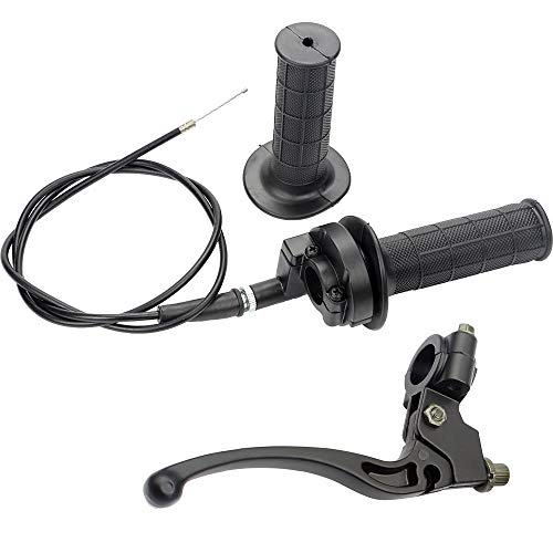 22mm Mini Bike Throttle Cable,50 90 110 125cc ATV Quad Pit Bike Dirt Bike Baja Doodlebug Mini Bike Twist Throttle Accelerator Handle Grips