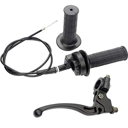 22mm Mini Bike Throttle Cable,50 90 110 125cc ATV Quad Pit Bike Dirt Bike Baja Doodlebug Mini Bike Twist Throttle Accelerator Handle Grips