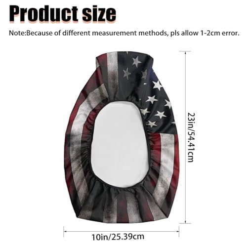 SEANATIVE American Flag ATV Seat Cover Four Wheeler Seat Cover Water-Resistant Universal Compatible with Most Motorcycle Seat Cushion Breathable ATV Seat Padded Protector - color: American Flag