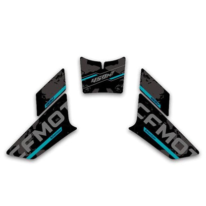 Motorcycle Tank Pad,Motorcycle Fuel Tank Protector,Gas Tank Decals Compatible with CFMOTO 450MT CF Moto MT450 450 MT(MmBlue) - color: Mmblue