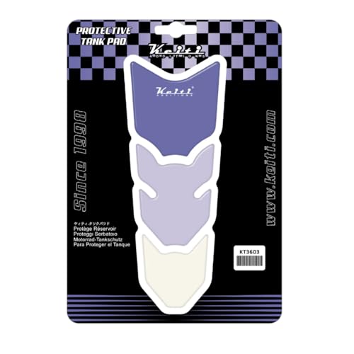 Keiti Motorcycle Tank Pad Universal Slim (Purple) - color: Purple