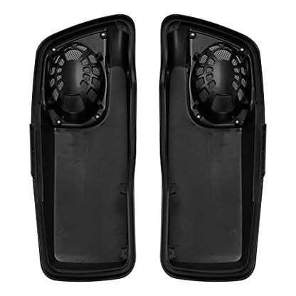 HR3 Twisted Cherry Saddlebag Lids w/ 5"x7" Speaker Grills Compatible with 2018 Street Glide Special Ultra Limited FLHTKL 2018-2019 Road Glide FLTRU (Replace for OEM)