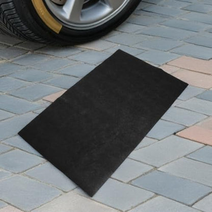 GLEAVI Washable Garage Mat for Oil Leaks Spill Resistant Rubber Backing Absorbent Floor Pad for Car Repair and Maintenance Drip Mat for Auto and Motorcycle Use