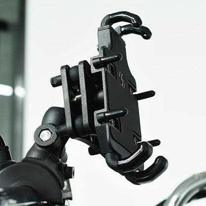 BESPORTBLE Motorcycle Phone Holder Shock Absorber Bike Phone Bracket Anti-Vibration Mount for Cycling