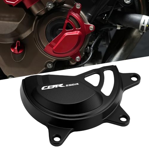 Motorcycle Clutch Guard Protection Compatible with CBR650R 2024 2025 Clutch Cover Crash Frame Slider Falling Protector 2025 CBR650R Accessories -BK - color: black, size: Type-B