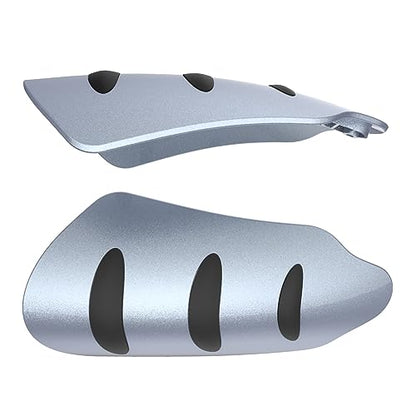 Advanblack Atlas Silver Metallic Hand Guard For Harley Touring Street Glide Road Glide - color: Atlas Silver