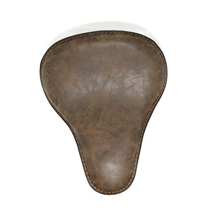 13" Brown Motorcycle Solo Seat Bracket Cushion for Harley Davidson Sportster - color: Retro Brown#1