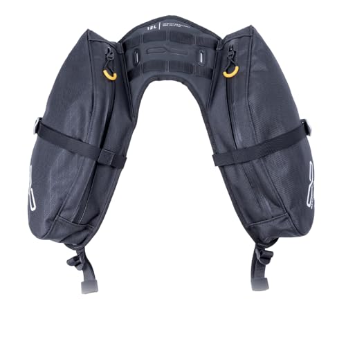 Giant Loop Mojavi Saddlebag, Water-Resistant Minimalist Motorcycle Storage Bag, Ideal for One or Two-Day Rides, Fits Any Dirt Bike, Enduro, Adventure & More (Saddlebag Zip, Black 2025) - color: Black 2025, style: Saddlebag Zip