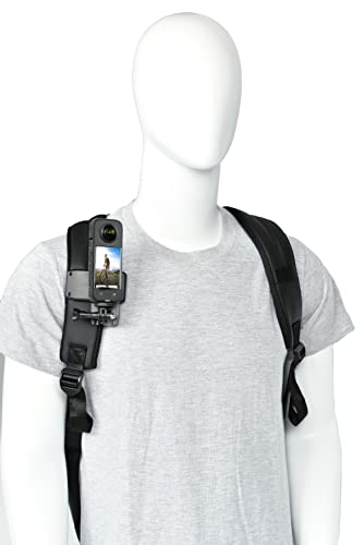 Action Camera Chest/Backpack/Head Strap Mount Bundle for Insta360 X5/X4/X3/Ace Pro/Go3S, Compatible with GoPro Hero 13-10, DJI Osmo 360, DJI Action 5