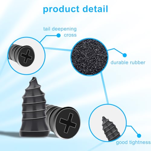 40pieces of tire Repair Rubber Bolts, tire Screw Plug Quick Repair Tool, Vacuum tire Repair kit with Spiral Rubber Bolts, Suitable for Various Types of Vacuum Tires