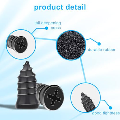 40pieces of tire Repair Rubber Bolts, tire Screw Plug Quick Repair Tool, Vacuum tire Repair kit with Spiral Rubber Bolts, Suitable for Various Types of Vacuum Tires