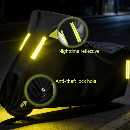 Motorcycle Cover for BMW R18,Motorbikes Vehicle Moped Cover,Scooter Covers Weather Waterproof Sun Outdoor Protection Shelter Tear Proof Night Reflective & Lock-Holes - size: for BMW R18