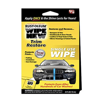 Wipe New Trim Restorer Wipe, 0.34 fl. oz.