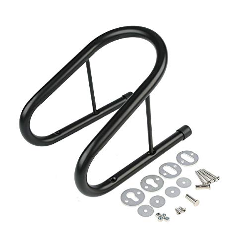TCMT 6.5" Black Motorcycle Tire Wheel Chock Removable Cycle Trailer Scooter