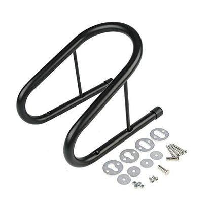 TCMT 6.5" Black Motorcycle Tire Wheel Chock Removable Cycle Trailer Scooter
