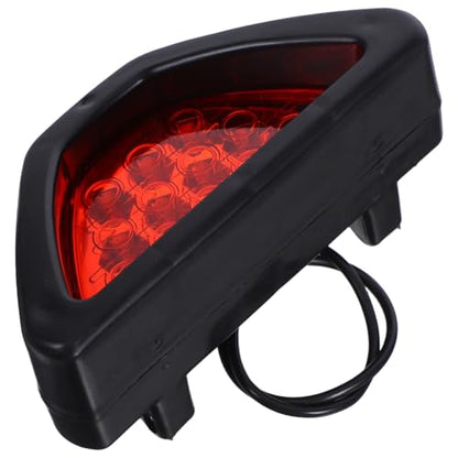 Healeved LED Triangle Rear Brake Lamp Set for Cars, Universal Red Vehicle Warning Safety Light with Flashing Strobe Function, Anti-collision Tail Light for Enhanced Road Safety