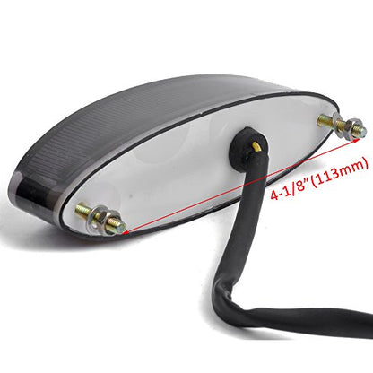Universal 28 LEDs Motorcycle ATV Tail Light Brake Stop Lights Compatible with Suzuki Harley Davidson Honda Kawasaki DR DRZ 650 400