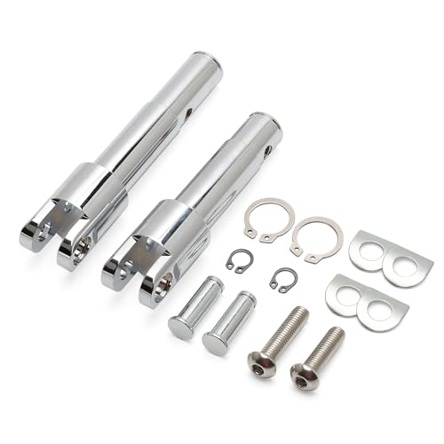 Forward Control Foot Peg Mounts Clamps Supports Clevis Kit Fit For Harley 2004-2022 Sportster Iron 883 1200 Forty Eight Seventy Two XL883 XL1200 (Chrome) - color: Chrome