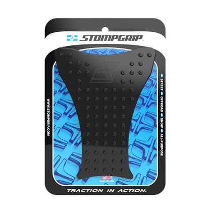 STOMPGRIP | Motorcycle Center Tank Pad Protector | Universal Fit | Old School | Volcano Black - color: Black
