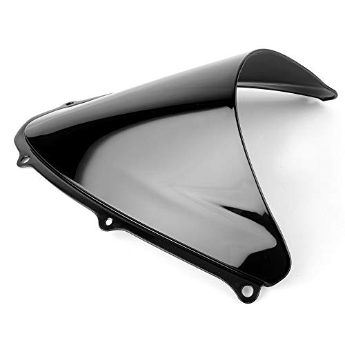 Motorcycle Windshield Fits uzuki GSXR 600/750 2006-2007 K6, Black - color: Black