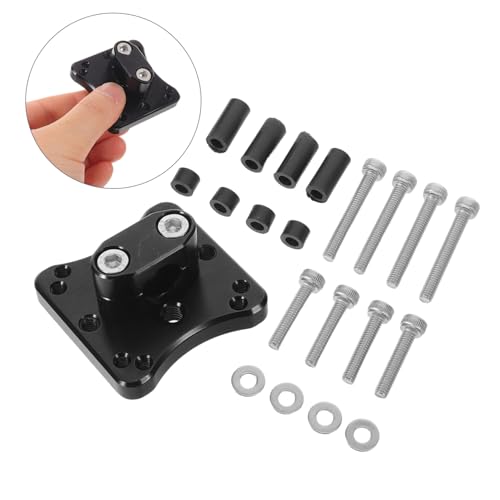 Motorcycle GPS Navigation Holder Universal Compatibility Aluminum Alloy Phone Mount Stable Performance Handlebar Bracket for Secure Bike Navigation Black