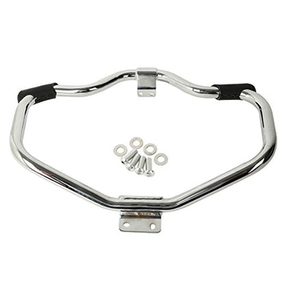 SLMOTO 1 1/4" Highway Engine Guard Crash Bar Mustache Highway Engine Guard Crash Bar Fit for Harley Sportster XL883 1200 XL XR 2004-2021; Iron 883 72 Forty Eight 2009-2021 - color: Chrome