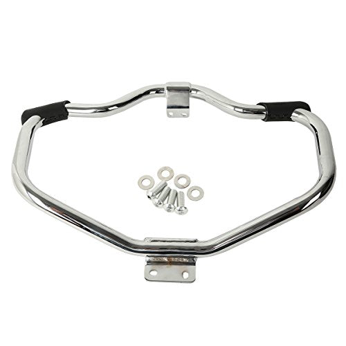 SLMOTO 1 1/4" Highway Engine Guard Crash Bar Mustache Highway Engine Guard Crash Bar Fit for Harley Sportster XL883 1200 XL XR 2004-2021; Iron 883 72 Forty Eight 2009-2021 - color: Chrome
