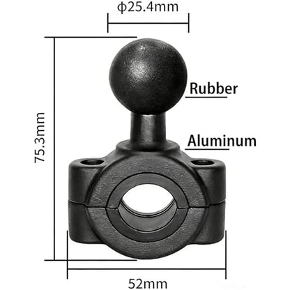 Strg Phone Mount with Rail Base for Rails 0.75'' to 0.9'' in Diameter, Universal Handlebar & Rail Phone Mount for Motorcycles, Bikes, Kayaks & Bars - size: for Rails 0.75'' to 0.9'' in Diameter