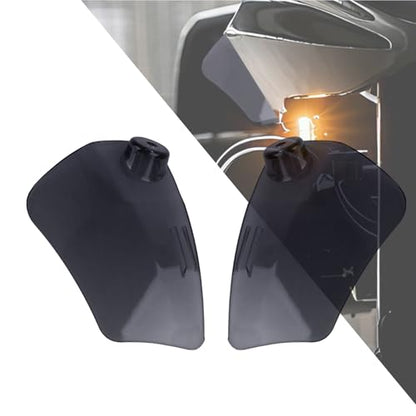 Motorcycle ST Headlight Fairing Air Deflector Side Wing Windshield Kit Fit for Harley Softail Low Rider ST 2022-up (Black) - color: Black