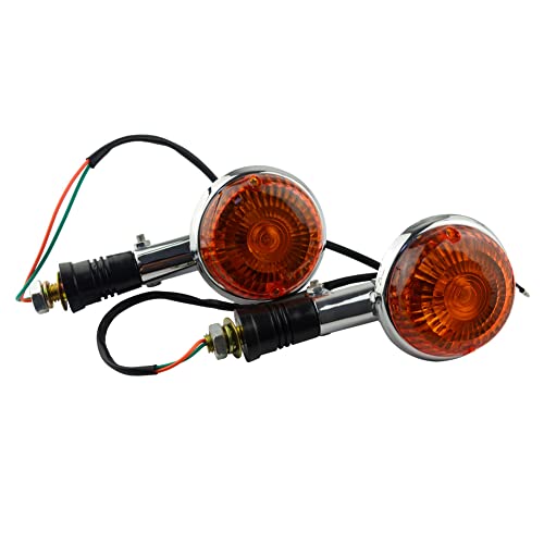 Road Passion 2 pcs Universal Motorcycle Rear Turn Signal Indicator Light Replacement for Yamaha Road Star 1999-2003/ Royal Star 1996-2004/ XV1100 V Star 1100 1999-2004/ XV250 V Star 250 2008-2014