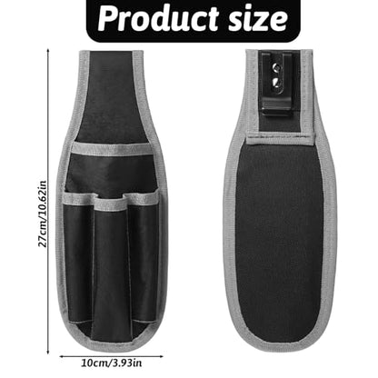 Small Tool Pouches with Belt Clip, Electrician's Tool Work Organizer Holder, Multi Pocket Case Tool-Bag, Tools Organizer Bag, Tools Belt Pouches for Pliers, Screwdrivers