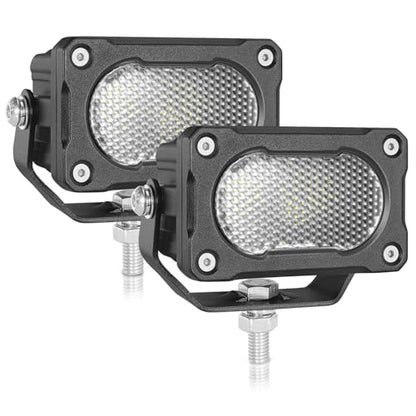 Muto-Beam LED Pods, 2PCS 3Inch LED Driving Lights 40W Flood Diffused Beam Off Road Pods Backup Lighting Auxiliary Light Fog Light Ditch Lights for Truck ATV UTV Motorcycle SUV Jeep Dirt Bike - size: Diffusion