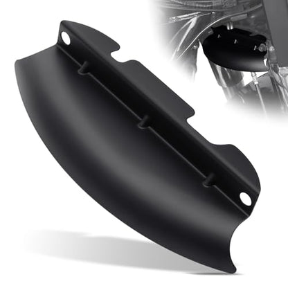 PBYMT Motorcycle Lower Triple Tree Wind Deflector Compatible with Harley Davidson Touring Street Glide Road Glide Electra Glide Road King FLH/T FLHX 2014-2023, Matte Black - color: Matte Black