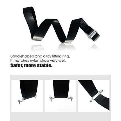 Safety Tie Down Kit, Large Hold Down Strap, Suitable for Battery, Cooler and Fuel Tank, Effectively Prevent Equipment from Slipping (2 Pack)