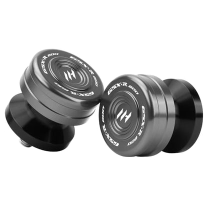 M8 Motorcycle Swingarm Sliders For GSX-R600 1992-2026 GSX-R 600Z 2022-2026 Swingarm Spools CNC Aluminum Heavy-Duty gsx-r 600 600z Accessories (Gray) - color: Gray