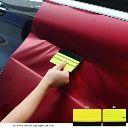 EHDIS Window Tint Kit with Vinyl Tool Pouch,Felt Squeegee,Razor Blade Scraper,Small Rubber Scraper Vinyl Wrap Installation kit for Car Wrapping,Window Film,Graphics,Decal Installation
