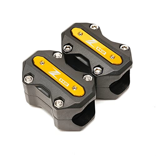 Motorcycle Engine Guard Bumper Protection Decorative Block Crash Bar for Kawasaki Z H2 ZH2 Zh2 2019 2020 2021 Anti-Fall Frame Sliders - color: Gold