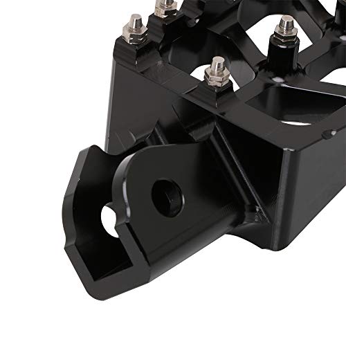 JFG RACING Dirt Bike Foot Pegs,7075 Aluminum CNC Pedals Rests for Surron Light Bee X and S/E Ride Pro S SS SR/CRF150F CRF230F 03-19/CRF250F 19-24/XR150L 15-24/KDX200 83-94-Black - color: black