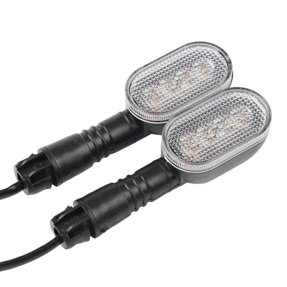 36V-72V Electric for Bike Taillight with Turn Signal, LED Rear Rack Lamp E-for Bike Scooter for Motorcycle, Black ABS Housing, 1 Pair