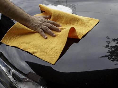Flinka The Original Reusable Shammy Cloth 20" x 14" - Super Absorbent Chamois Towel - Great for Cars, Boats, Trucks, and RVs - Natural Viscose Sponge Cloth - Eco Friendly (1 Pack) - size: 1 Pack