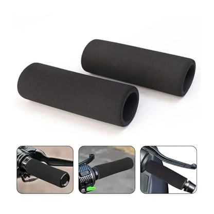 Motorcycle Hand Grips Motorcycle Handlebar Cover Slip-on Foam Anti-Slip Moto Handle Levers Grips Anti Vibration Comfort Grip Sleeve 4/1PCS - color: 2pcs