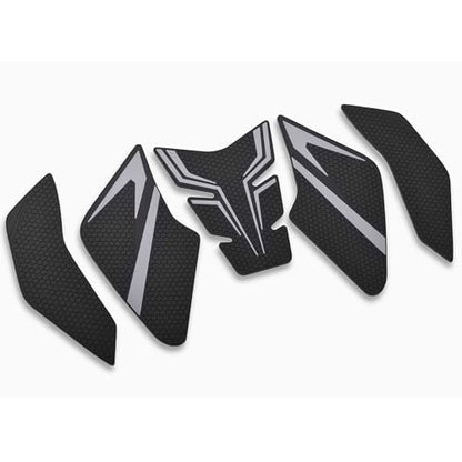 Motorcycle Tank Grip Protector Pads, Anti-Slip Honeycomb Design, Compatible with Suitable for Suzuki GSX-8S 2023- GSX-8R 2024- (gray) - color: gray
