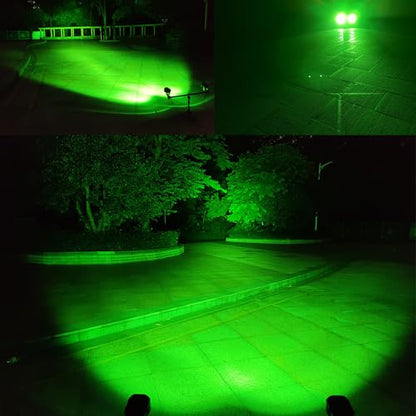LED Green Offroad Driving Fog Lights Pod Lights Auxiliary Work Lights 2Pcs 40W 3Inch Green Hunting Fishing Lights fit for Fish Pig Truck Deer Hog Predator ATV Truck Trator Cart Boat Golf - size: Green