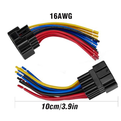 16 Pin Waterproof Connector,Waterproof Electrical Car Auto Wire Connector,16AWG Male Female Quick Disconnect Wire Connectors for Car Truck Motorcycle Marine Boat(1pairs) - size: 16pin way