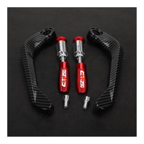 Motorcycle Handlebar Grips Brake Clutch Levers Guard Protector Handguard FOR CBR250 CBR 250 CBR250R CBR250RR 2011-2024 - color: Silver With Logo